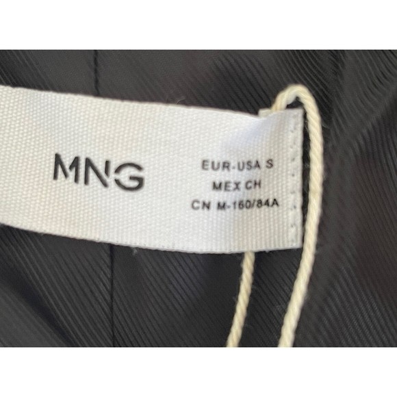 MANGO MNG Women’s Size Small Wrap Check Suit Blazer NWT OPEN 2 OFFERS - Picture 13 of 14